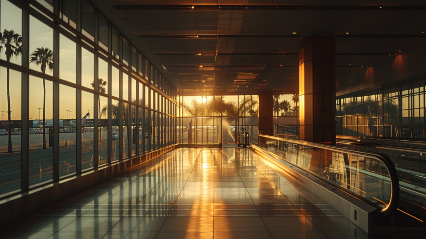 Gruppeutflukter: Koordinering av leiebiler for reiser med venner på Los Angeles flyplass, California
