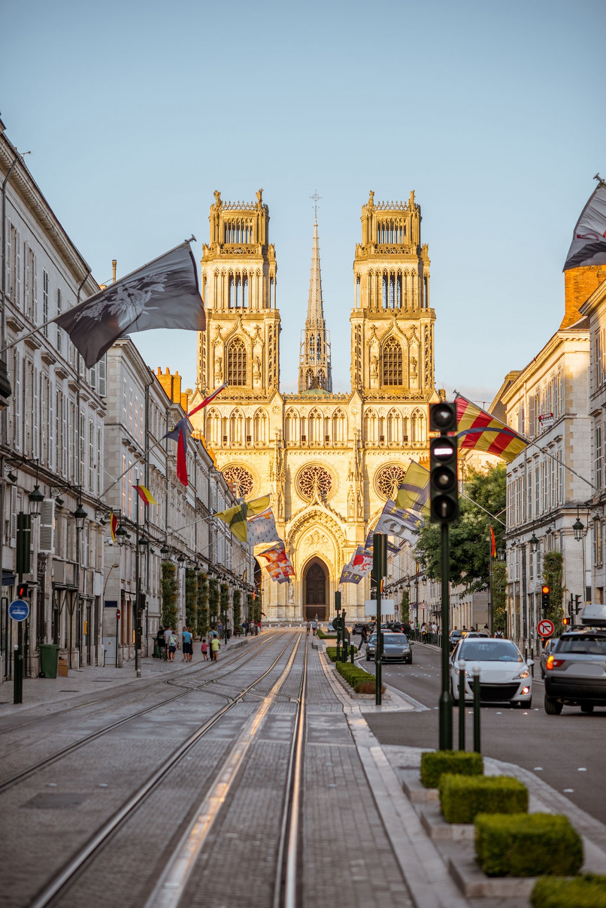 Orleans is an ancient French city on the banks of the Loire River.