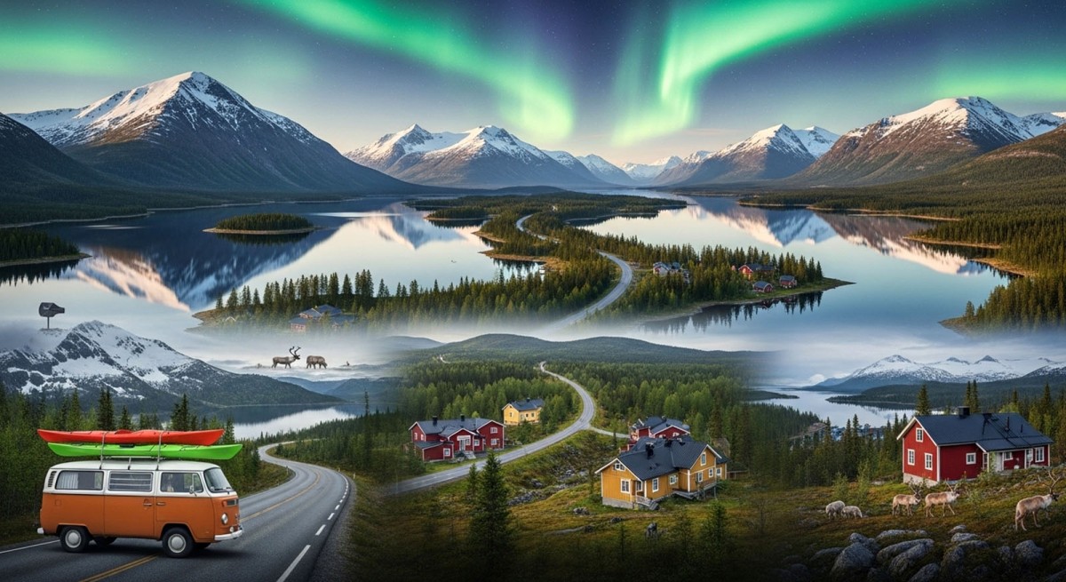 Den Ultimata Roadtrip-itinieären Genom Finland