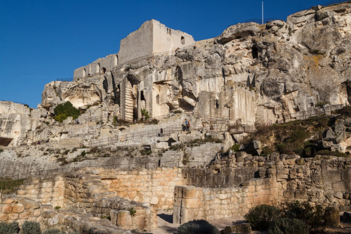 Les Baux-de-Provence klinšainā ainava