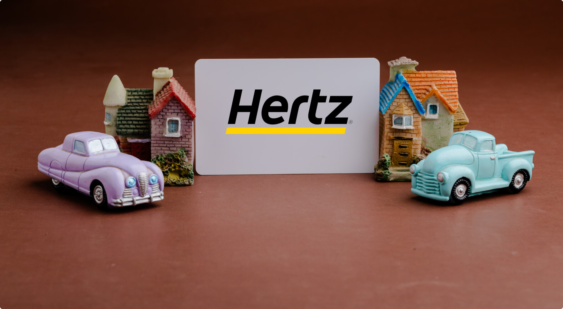 Hvor meget reserverer Hertz på dit kort?