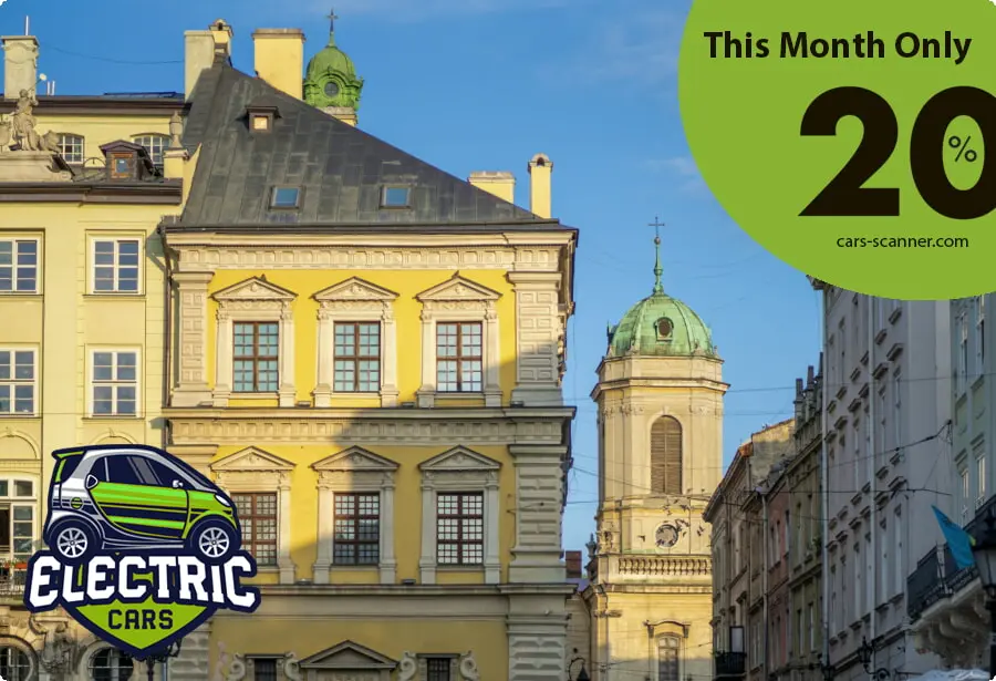 Find the best Lviv flygplats car hire offers - 20% car rental offer