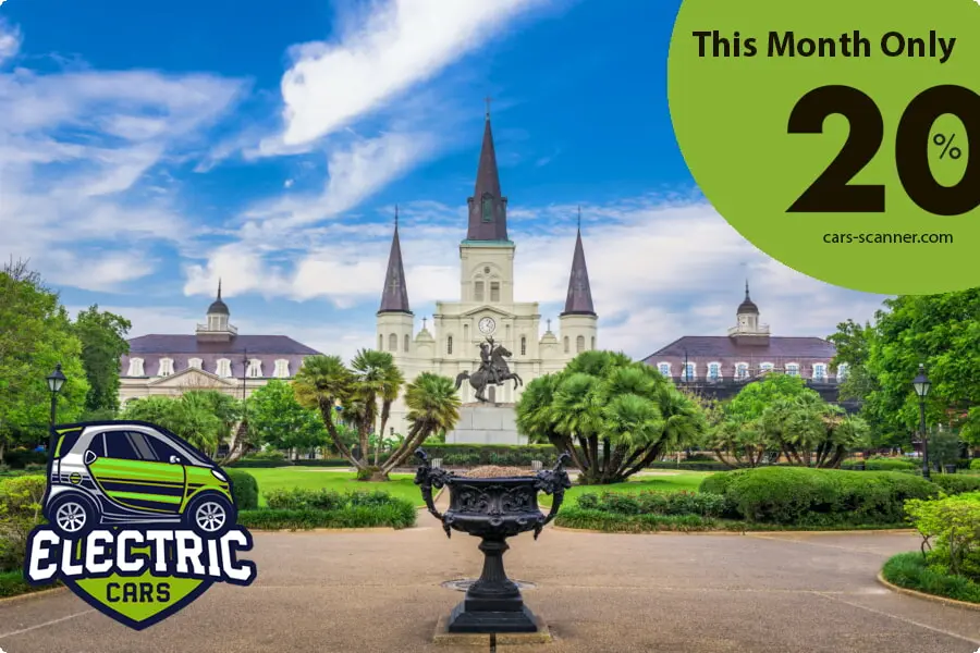 Find the best New Orleans airport car hire offers - 20% car rental offer