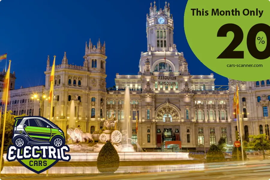 Find the best Madrid car hire offers - 20% car rental offer