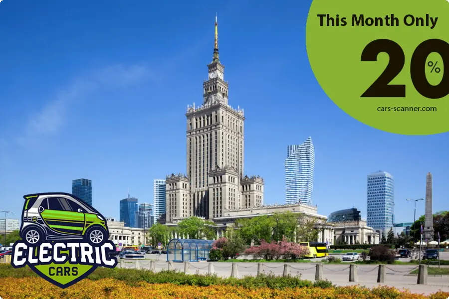 Find the best Varšava car hire offers - 20% car rental offer