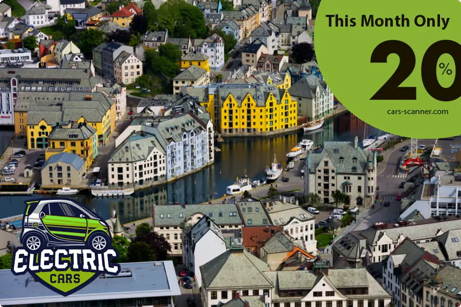 Find the best Ålesund car hire offers - 20% car rental offer