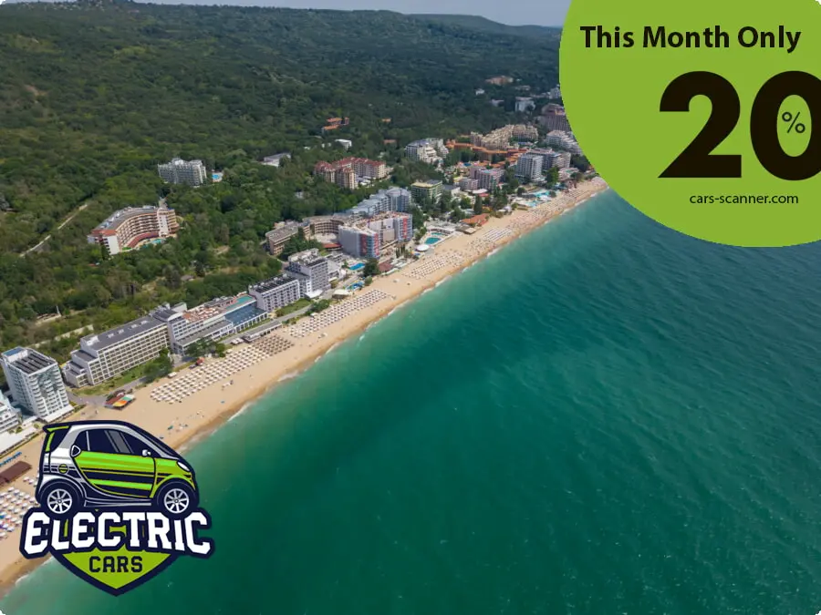 Find the best Sunny Beach car hire offers - 20% car rental offer