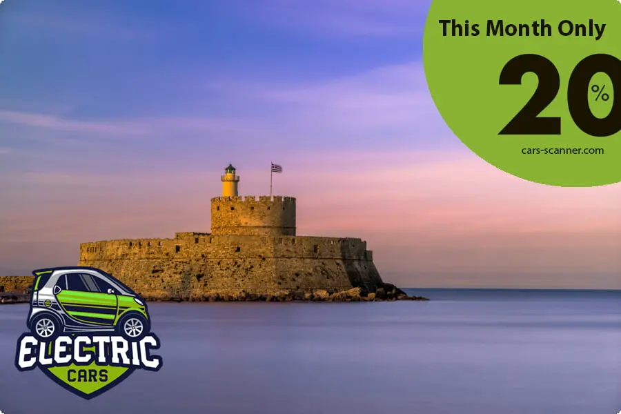 Find the best Rodos Adası car hire offers - 20% car rental offer