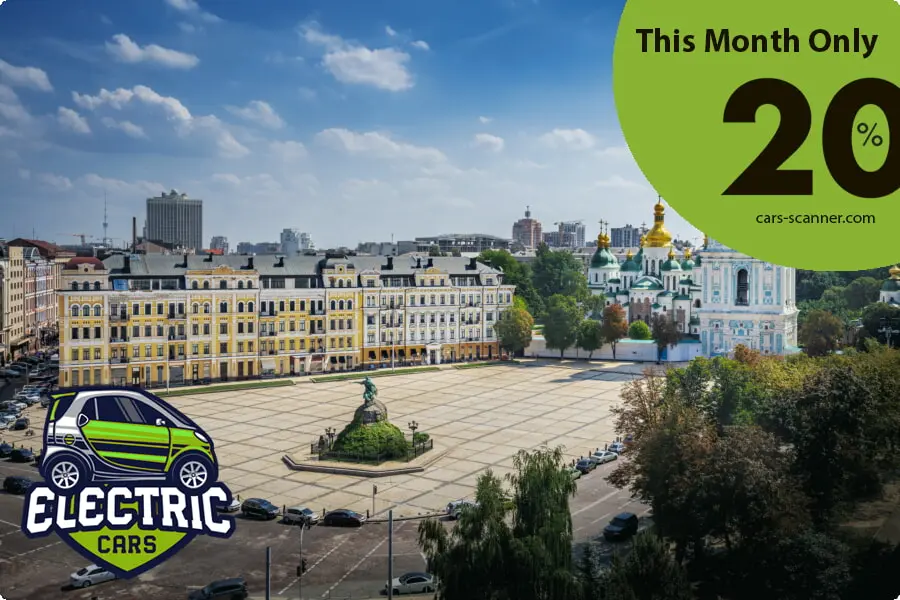Find the best Ukraina car hire offers - 20% car rental offer