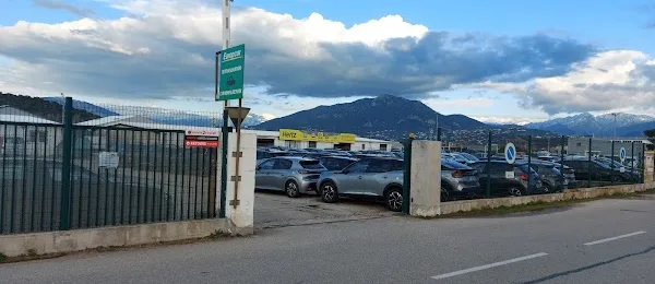 Europcar car Return AJACCIO AIRPORT