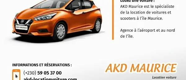 AKD Car & Scooter Rental - AKD Maurice