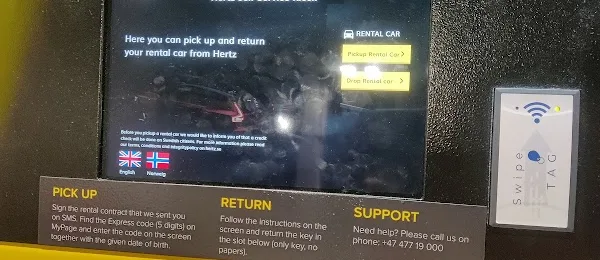 Hertz Car Rental - Kirkenes Ap & Selfservice Kiosk